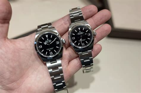 rolex explorer 40mm review|Rolex explorer 36mm vs 40mm.